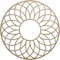 Ekena Millwork Cannes Wood Fretwork Pierced Ceiling Medallion, Hickory, 32"OD x 11"ID x 3/8"T CMWP32X32X0375CNHI - alternate 1